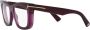 TOM FORD Eyewear Blue Block bril met doorzichtig montuur Paars - Thumbnail 3