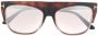 TOM FORD Eyewear Double Clip-on zonnebril Zwart - Thumbnail 2