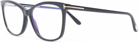 TOM FORD Eyewear Double Clip-on zonnebril Zwart