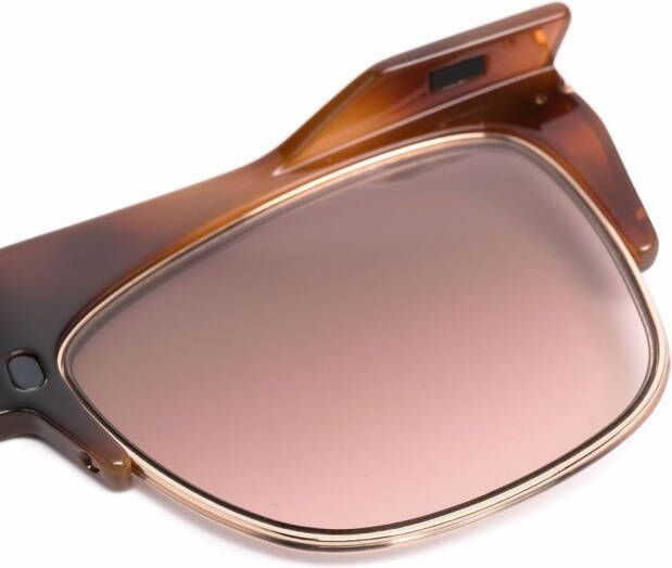 TOM FORD Eyewear Double Clip-on zonnebril Zwart