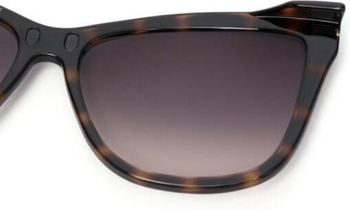 TOM FORD Eyewear Bril met vierkant montuur Bruin