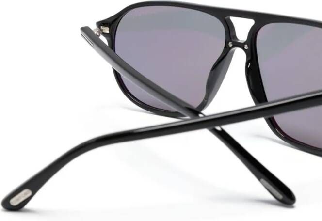 TOM FORD Eyewear Bruce zonnebril met navigator montuur Zwart