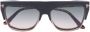 TOM FORD Eyewear Double Clip-on zonnebril Bruin - Thumbnail 2