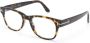 TOM FORD Eyewear FT5898B 052 bril met doorzichtig montuur Bruin - Thumbnail 1