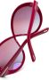 TOM FORD Eyewear Jada zonnebril met oversized montuur Rood - Thumbnail 2