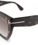 TOM FORD Eyewear Phoebe cat-eye zonnebril Bruin - Thumbnail 3