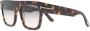 TOM FORD Eyewear Renee zonnebril met vierkant montuur Bruin - Thumbnail 2