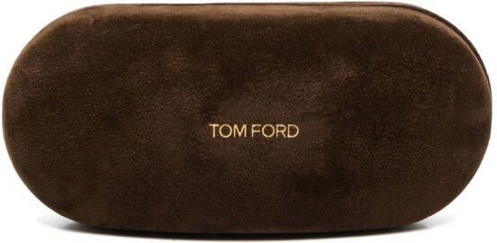 TOM FORD Eyewear Renee zonnebril met vierkant montuur Bruin