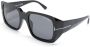 TOM FORD Eyewear Zonnebril met vierkant montuur Zwart - Thumbnail 2