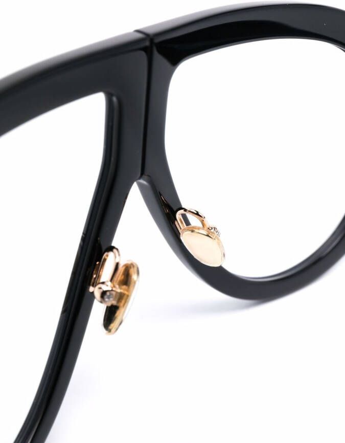 TOM FORD Eyewear Troy zonnebril met piloten montuur Zwart