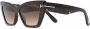 TOM FORD Eyewear Whyatt zonnebril met vlinder montuur Bruin - Thumbnail 2