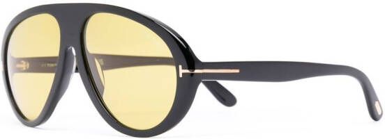 TOM FORD Eyewear Zonnebril met cat-eye montuur Zwart