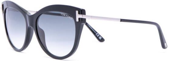 TOM FORD Eyewear Zonnebril met cat-eye montuur Zwart