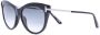 TOM FORD Eyewear Zonnebril met cat-eye montuur Zwart - Thumbnail 2
