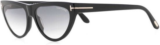 TOM FORD Eyewear Zonnebril met cat-eye montuur Zwart