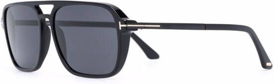 TOM FORD Eyewear Zonnebril met navigator montuur Zwart