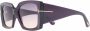 TOM FORD Eyewear Zonnebril met oversized montuur Paars - Thumbnail 2