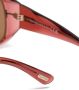 TOM FORD Eyewear Zonnebril met oversized montuur Rood - Thumbnail 3