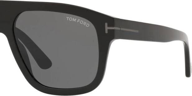 TOM FORD Eyewear Zonnebril met geometrisch montuur Zwart