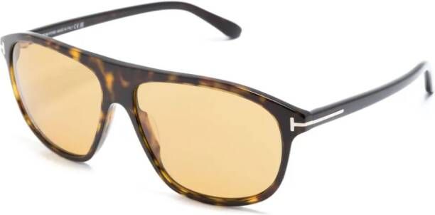 TOM FORD Eyewear Zonnebril met piloten montuur Bruin