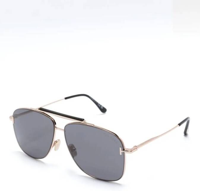 TOM FORD Eyewear Zonnebril met piloten montuur Roze