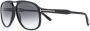 TOM FORD Eyewear Zonnebril met piloten montuur Zwart - Thumbnail 2
