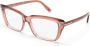 TOM FORD Eyewear Zonnebril met rechthoekig montuur Roze - Thumbnail 2