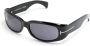 TOM FORD Eyewear Zonnebril met rechthoekig montuur Zwart - Thumbnail 2
