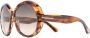 TOM FORD Eyewear Zonnebril met rond montuur Bruin - Thumbnail 2