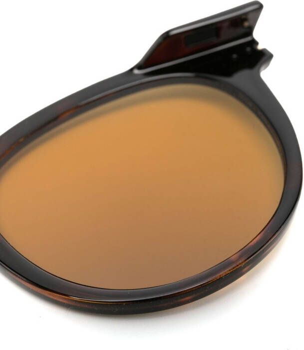 TOM FORD Eyewear Zonnebril met rond montuur Bruin
