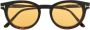 TOM FORD Eyewear Zonnebril met rond montuur Bruin - Thumbnail 4