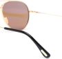 TOM FORD Eyewear Zonnebril met rond montuur Goud - Thumbnail 3