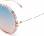 TOM FORD Eyewear Zonnebril met rond montuur Roze - Thumbnail 3