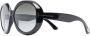 TOM FORD Eyewear Zonnebril met rond montuur Zwart - Thumbnail 2