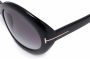 TOM FORD Eyewear Zonnebril met rond montuur Zwart - Thumbnail 3
