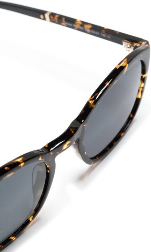 TOM FORD Eyewear Zonnebril met schildpadschild design Bruin