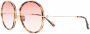 TOM FORD Eyewear Zonnebril met schildpadschild design Bruin - Thumbnail 2