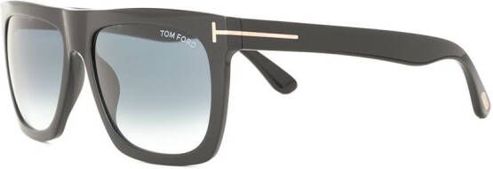 TOM FORD Eyewear zonnebril met vierkant montuur Zwart