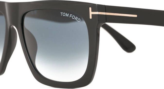 TOM FORD Eyewear zonnebril met vierkant montuur Zwart