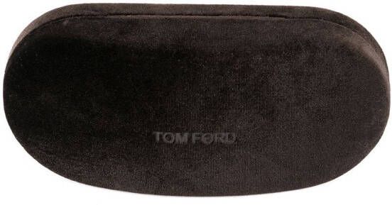 TOM FORD Eyewear zonnebril met vierkant montuur Zwart
