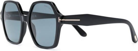 TOM FORD Eyewear Zonnebril met vierkant montuur Zwart