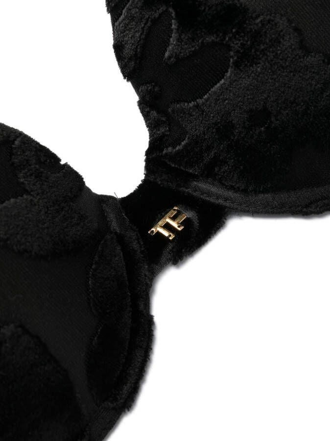 TOM FORD Bh met bloemenprint Zwart
