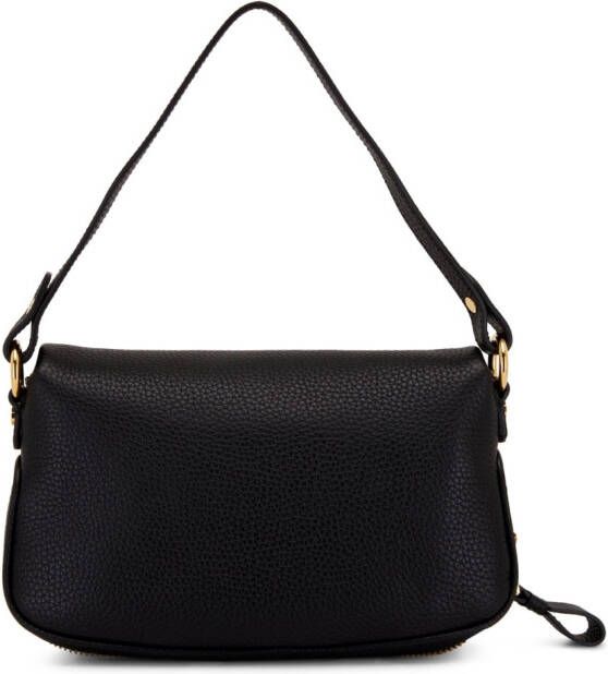TOM FORD Leren schoudertas Zwart