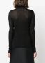 TOM FORD Geribbelde blouse Zwart - Thumbnail 4