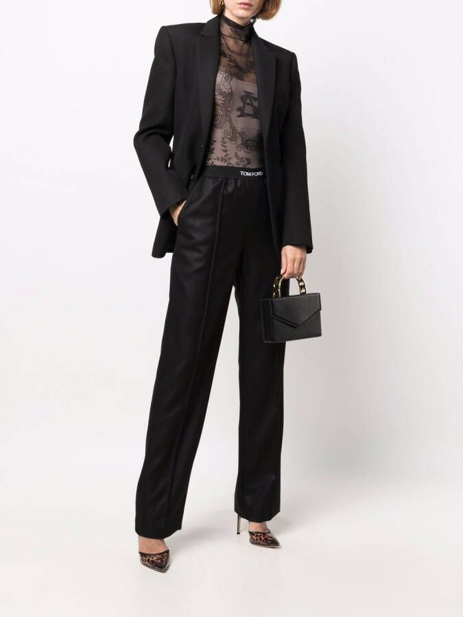 TOM FORD High waist broek Zwart