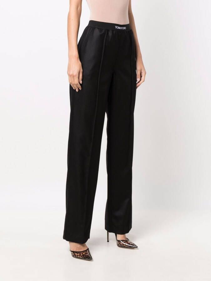 TOM FORD High waist broek Zwart
