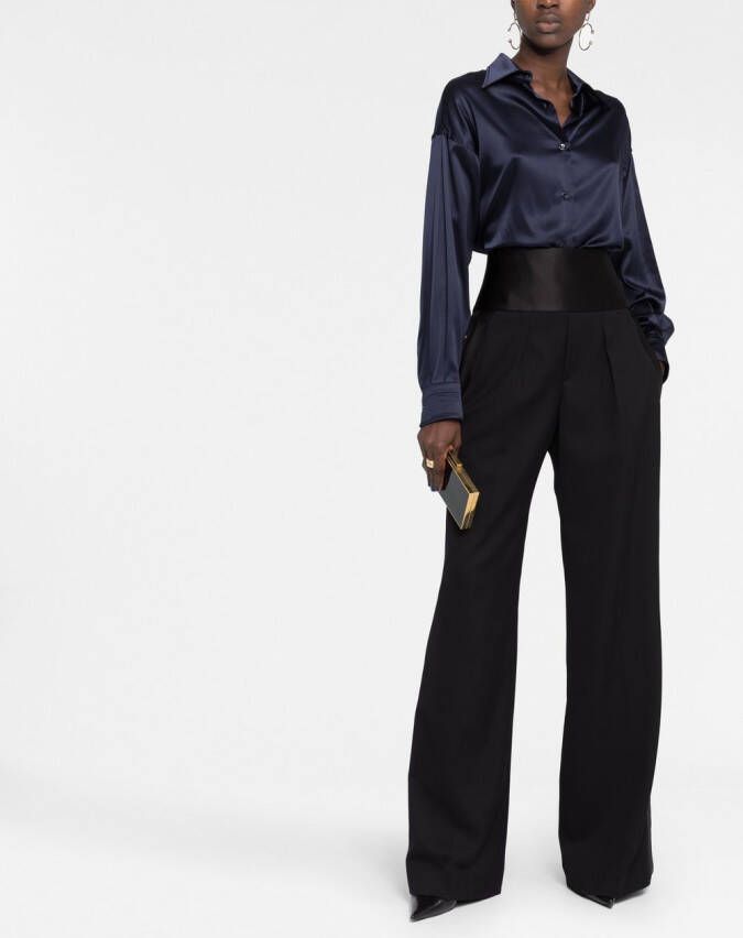TOM FORD High waist broek Zwart