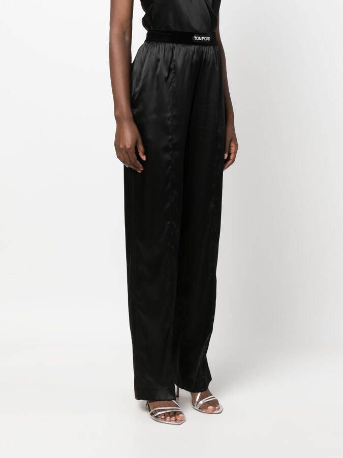 TOM FORD High waist broek Zwart
