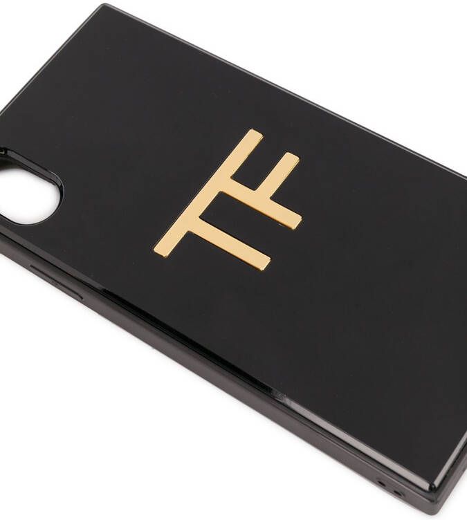 TOM FORD iPhone X hoesje met logo Zwart
