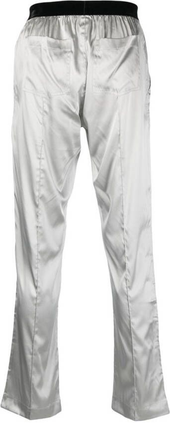 TOM FORD Joggingsbroek met logoband Grijs